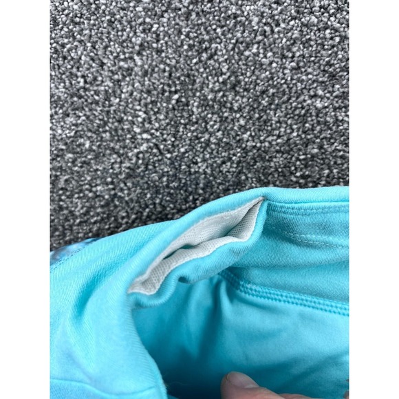 Nike Dri-Fit Shorts Women Extra Small Running Lined Tie Knit Waist Printed Green - Picture 6 of 11